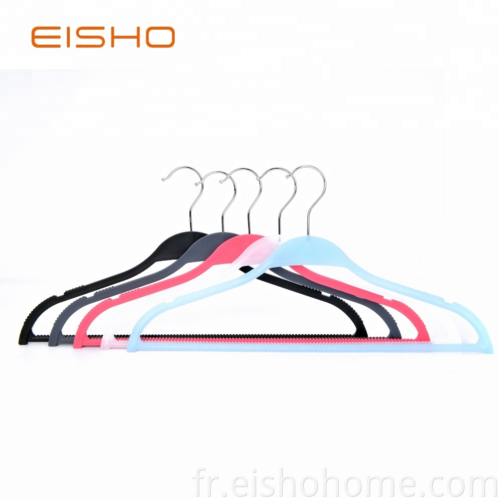 Eisho New Design Bule Plastic Hangers For